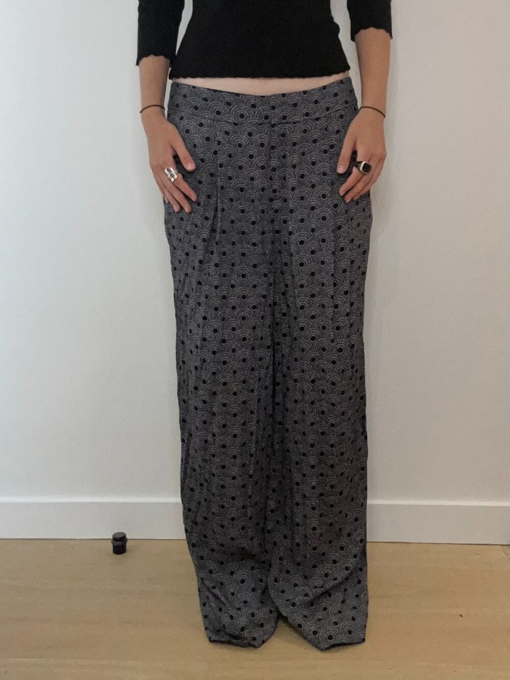 & Other Stories patterned trousers